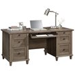 Sauder Hammond Engineered Wood Executive Desk in Emery Oak Finish