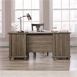 Sauder Hammond Engineered Wood Executive Desk in Emery Oak Finish