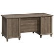Sauder Hammond Engineered Wood Executive Desk in Emery Oak Finish