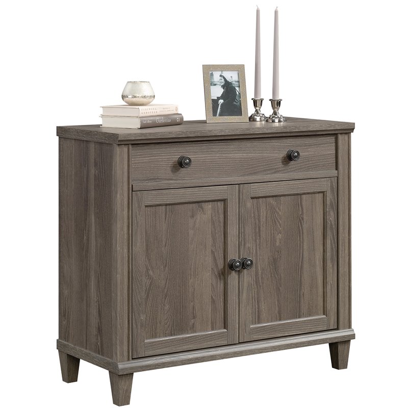 Sauder Hammond Contemporary Wood Storage Cabinet In Emery Oak 423531