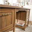 Sauder Coral Cape Engineered Wood Computer Desk in Sindoori Mango/Brown
