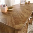 Sauder Coral Cape Engineered Wood Computer Desk in Sindoori Mango/Brown