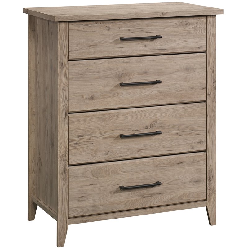 Sauder Summit Station Contemporary Wood 4-Drawer Bedroom Chest in ...