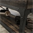 Sauder Steel River Engineered Wood Lift-Top Coffee Table in Carbon Oak/Black