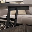 Sauder Steel River Engineered Wood Lift-Top Coffee Table in Carbon Oak/Black