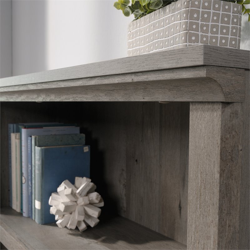 Sauder Select Engineered Wood 3-Shelf Bookcase in Mystic Oak