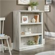 Sauder Select Engineered Wood 3-Shelf Bookcase in White Plank