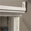 Sauder Select Engineered Wood 3-Shelf Bookcase in White Plank