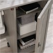 Sauder Engineered Wood Sewing Craft Cart in Mystic Oak Finish