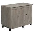 Sauder Engineered Wood Sewing Craft Cart in Mystic Oak Finish
