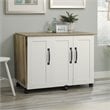 Sauder Select Engineered Wood Sewing Craft Cart in Soft White