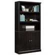 Sauder Select Engineered Wood 3-Shelf Bookcase in Estate Black