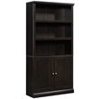 Sauder Select Engineered Wood 3-Shelf Bookcase in Estate Black