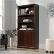 Sauder Select Engineered Wood 3-Shelf Bookcase in Cherry Finish