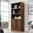 Sauder Select Engineered Wood Bookcase in Grand Walnut Finish