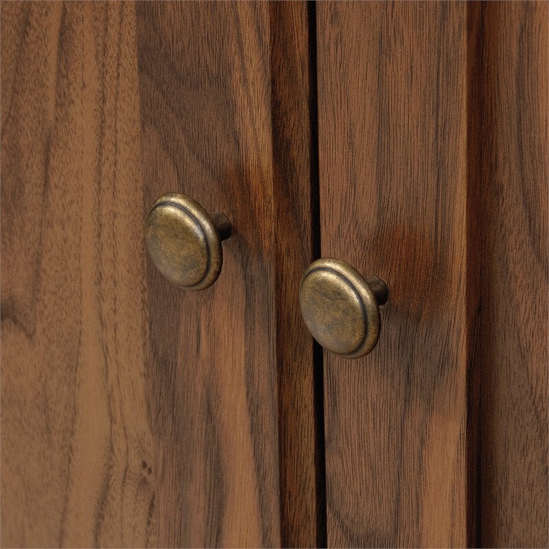 Sauder Select Engineered Wood Bookcase in Grand Walnut Finish