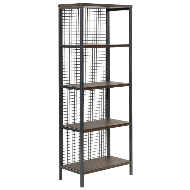 tall metal shelf