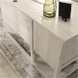Sauder Edge Water Engineered Wood L-Shaped Desk in Chalked Chestnut