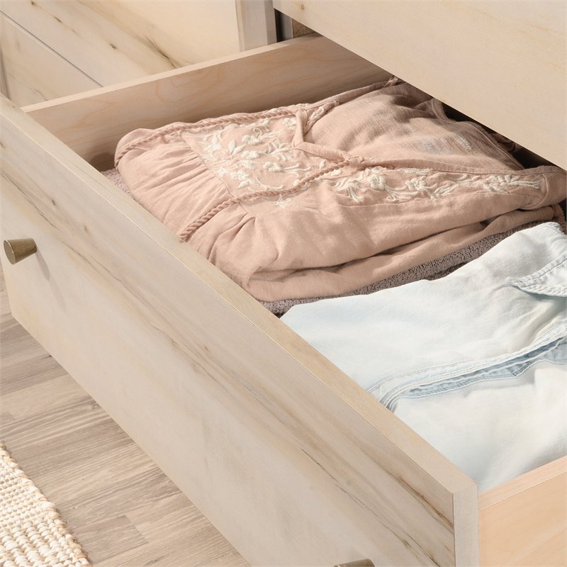 Sauder Willow Place Engineered Wood 6-Drawer Bedroom Dresser in Pacific Maple