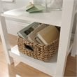 Sauder Cottage Road Engineered Wood Bedroom Vanity in Soft White and Lintel Oak