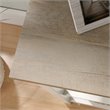 Sauder Cottage Road Engineered Wood Bedroom Vanity in Soft White and Lintel Oak