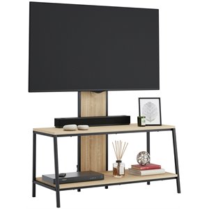 Sauder North Avenue Engineered Wood TV Stand with Mount in Charter Oak