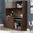 Sauder Englewood Engineered Wood Desk Hutch in Spiced Mahogany