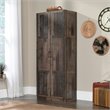 Sauder Select Engineered Wood 2 Door Storage Cabinet in Reclaimed Pine/Brown