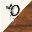 Sauder Hidden Wireless Qi Compatible Charger in Black and White