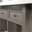 Sauder Craft Pro Series Engineered Wood Craft Table in Mystic Oak