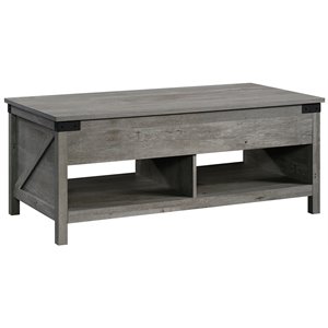 sauder bridge acre engineered wood lift-top coffee table