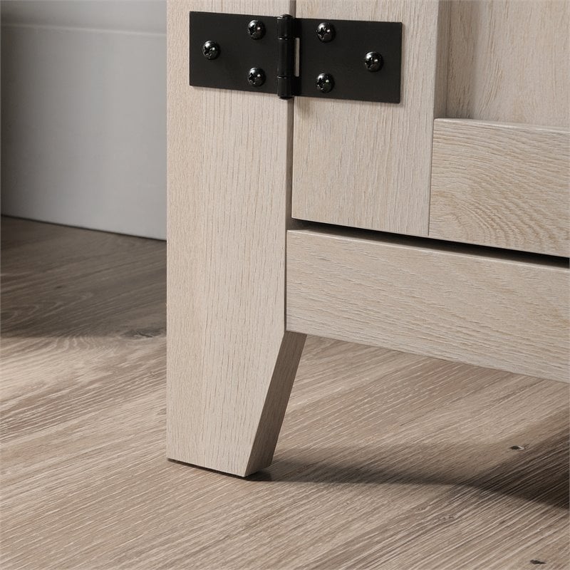 Sauder Engineered Wood TV Stand in Chalked Chestnut Finish