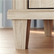 Sauder Hammond Engineered Wood L-Shaped Desk in Chalk Oak Finish