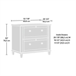 Sauder Hammond Engineered Wood Lateral File Cabinet in Chalk Oak