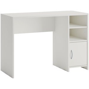 sauder beginnings desk with engineered wood - white
