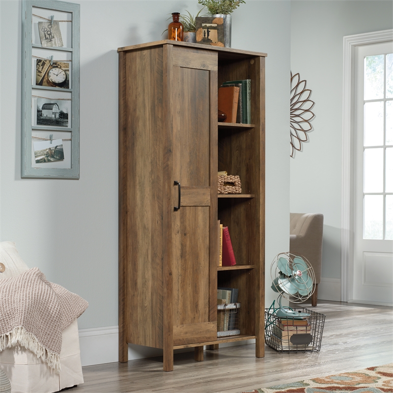 Sauder Engineered Wood Storage Cabinet in Spring Maple Finish