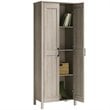 Sauder Engineered Wood 2-Door Storage Cabinet in Spring Maple Finish