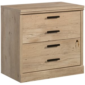 sauder mason peak engineered wood 2-drawers lateral file cabinet prime oak