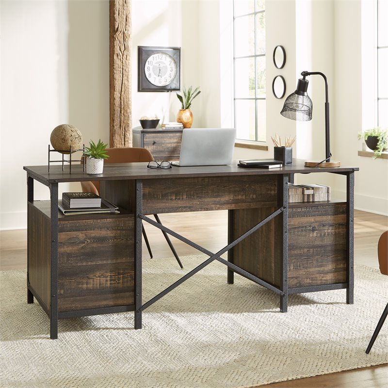 Steel river online l shaped desk