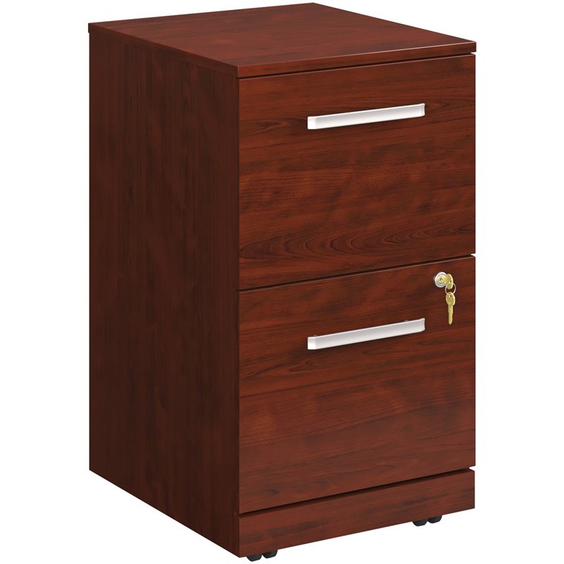 dark cherry file cabinet