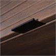 Sauder Palo Alto Engineered Wood Desk Hutch in Spiced Mahogany