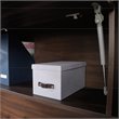 Sauder Palo Alto Engineered Wood Desk Hutch in Spiced Mahogany