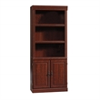 Sauder Heritage Hill Engineered Wood 5-Shelf Bookcase in Classic Cherry