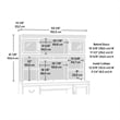 Sauder Heritage Hill Engineered Wood Computer Hutch in Classic Cherry