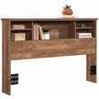 Sauder River Ranch Engineered Wood F/Q Headboard in Sindoori Mango/Natural