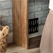 Sauder River Ranch Engineered Wood F/Q Headboard in Sindoori Mango/Natural