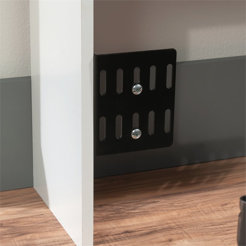 Sauder River Ranch Engineered Wood Full-Queen Headboard in Glacier White