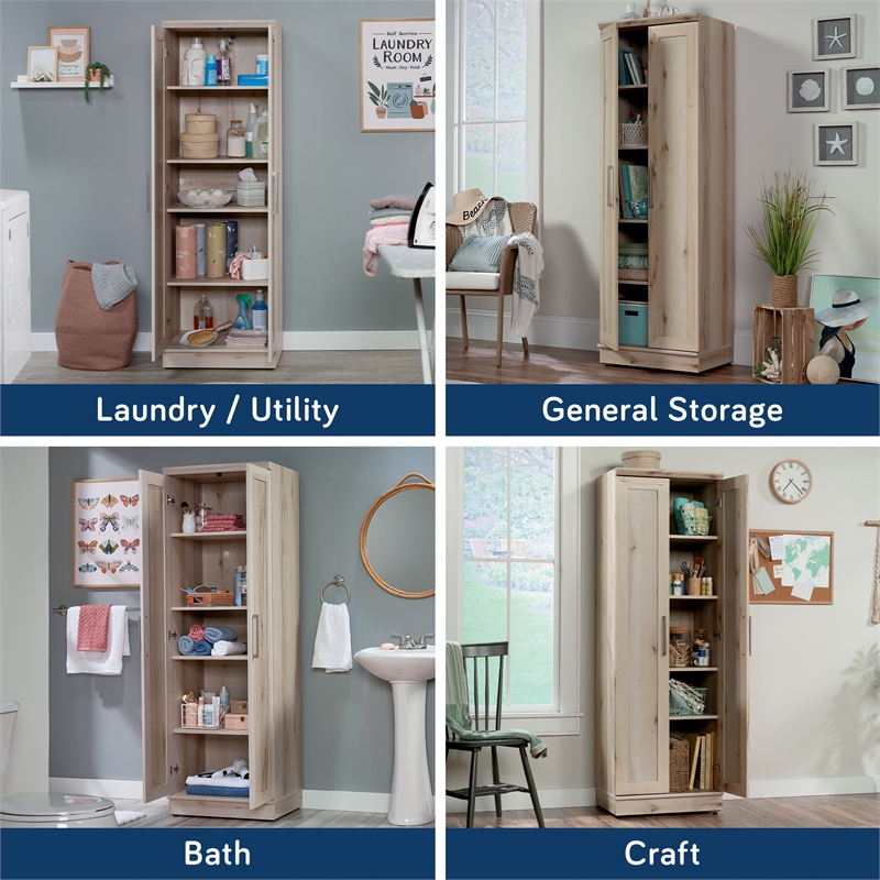 Sauder HomePlus Engineered Wood Storage Cabinet in Pacific Maple