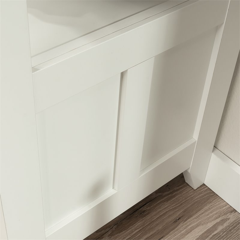 Sauder August Hill Engineered Wood Lateral File Cabinet in Glacier White