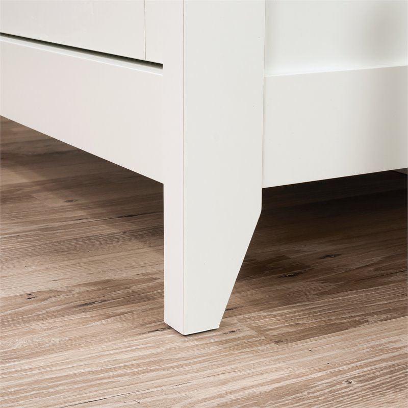 Sauder August Hill Engineered Wood Lateral File Cabinet in Glacier White